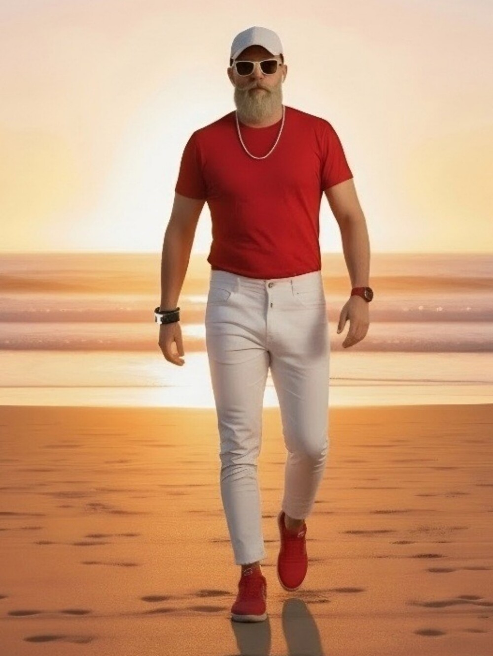 LOF White Chino Pants  Men with Clean Slim Silhouette Sisw 24/00